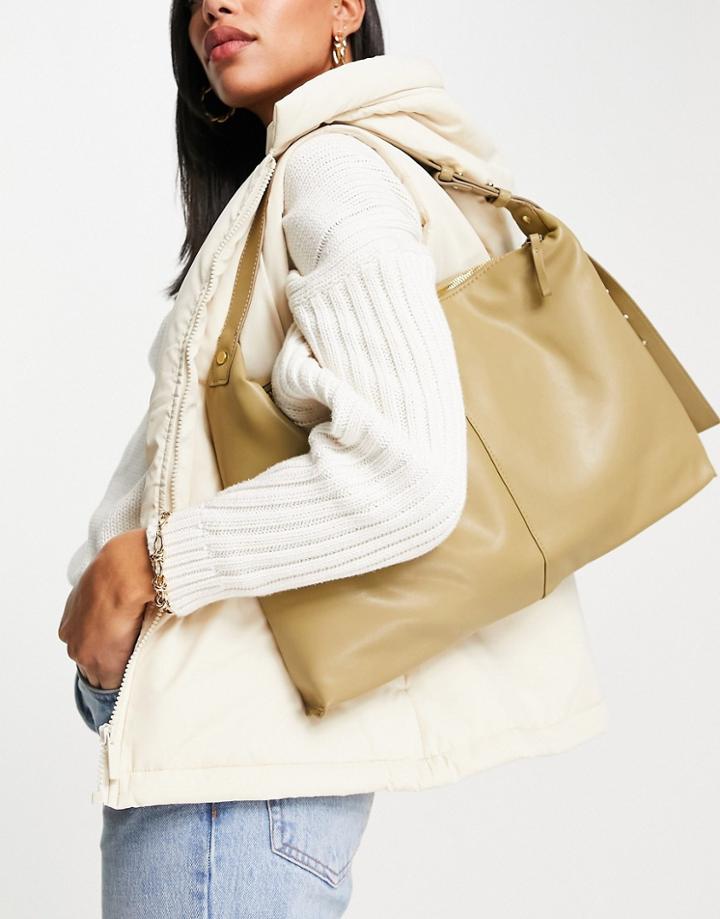 Mango Bucket Bag In Olive-green