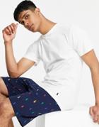 Polo Ralph Lauren T-shirt In White With Bottom Pony Logo