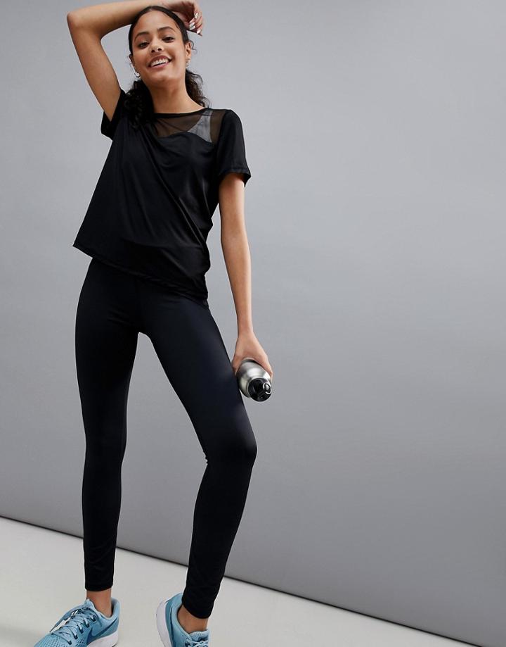New Look Black Gym Legging - Black