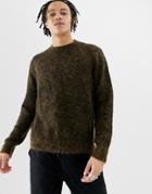 Weekday Harry Wool Sweater In Yellow - Yellow