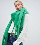My Accessories Green Super Soft Extra Long Scarf - Green