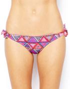 Ck One Tie Side Classic Bikini Bottoms - Multi