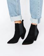 Asos Reachless Chelsea Ankle Boots - Black
