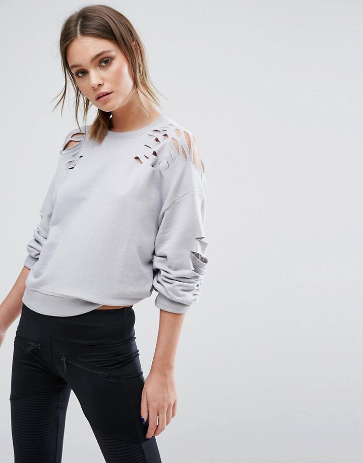 New Look Nibble Sweat Sweater - Gray