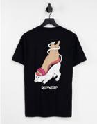 Ripndip Nermboutins Back Print T-shirt In Black