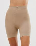 Pretty Polly Sheer Anti Chafing Cooling Short In Beige