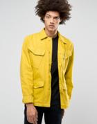 Weekday Field Denim Military Jacket Sand - Beige
