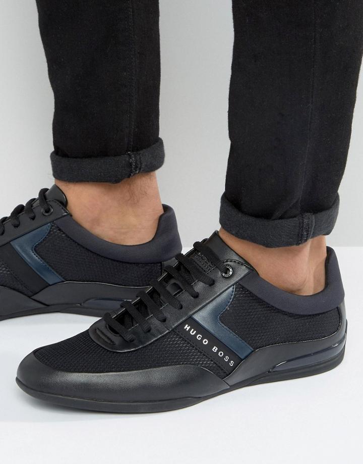 Boss Green By Hugo Boss Space Sneakers - Black