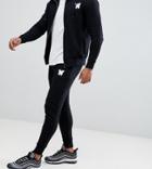 Good For Nothing Muscle Joggers In Black With Script Logo Exclusive To Asos - Black