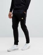 Only & Sons Joggers With Badge Detailing - Black