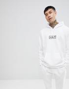 Adidas Skateboarding Spell Out Pullover Hoodie In White Cf3137 - White