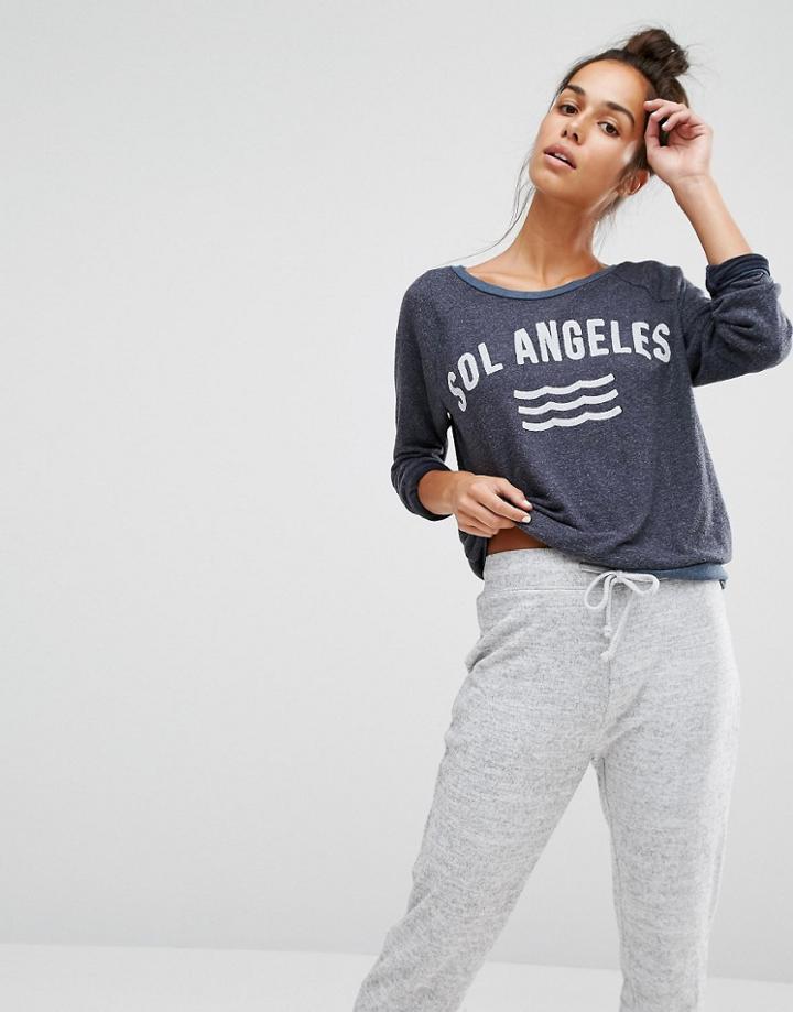 Sol Angeles Logo Sweat - Navy