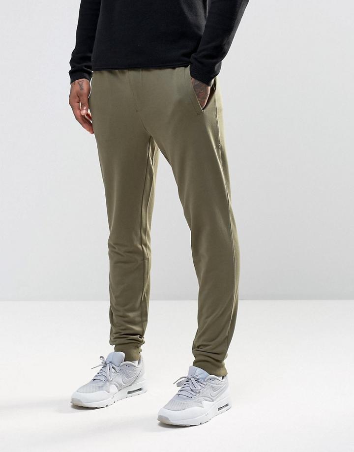 Troy Slim Leg Sweat Pant - Green