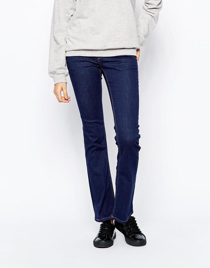 Blend She Carv Glow Slim Jeans 32 Leg - Dark Blue