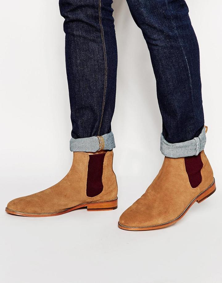 Bobbies L'horloger Suede Chelsea Boots - Brown