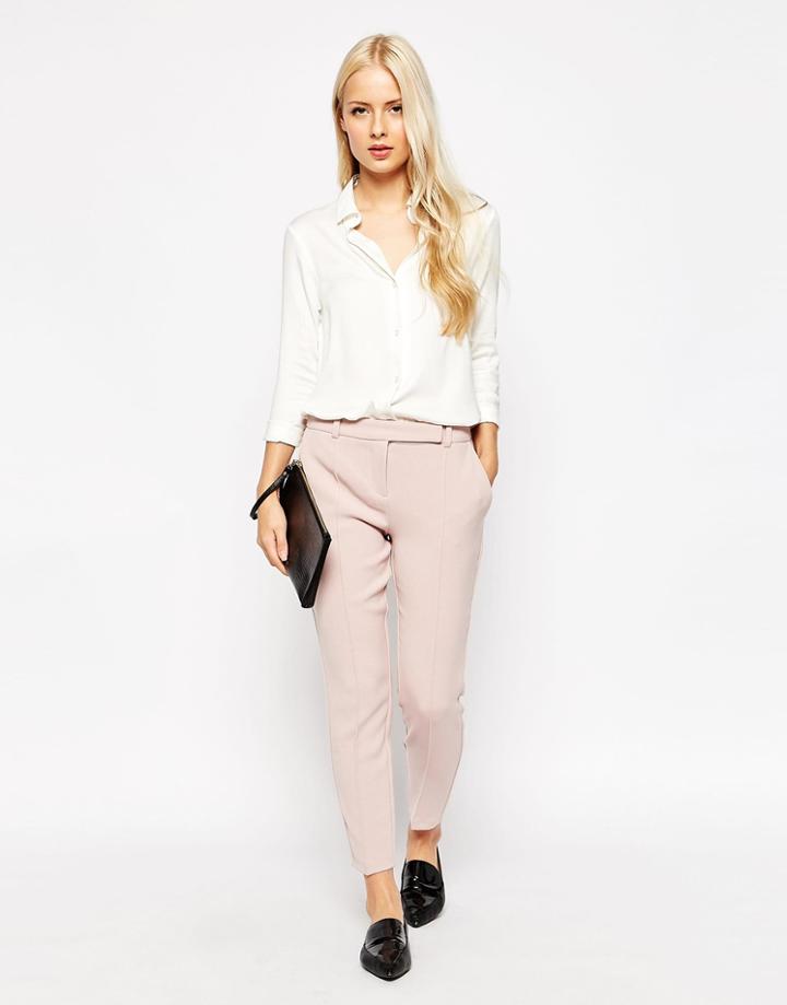 Closet Pleat Front Pants - Pink