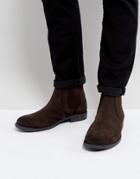 Frank Wright Round Toe Chelsea Boots - Brown