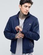 Fred Perry Harrington Jacket In Carbon Blue - Blue