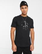 Calvin Klein Triple Large Logo T-shirt In Black