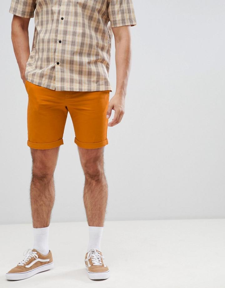 Weekday Acid Shorts Orange - Orange