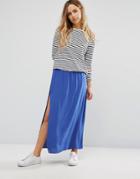 Vero Moda Super Easy Plain Maxi Skirt - Blue