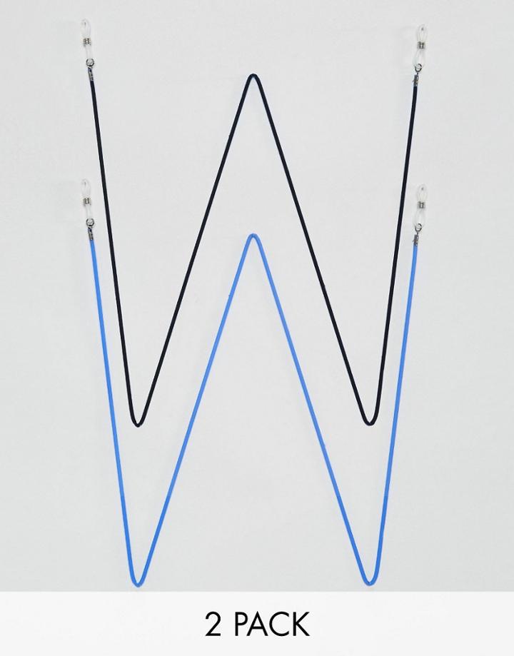 Asos 2 Pack Sunglasses Straps - Multi