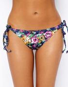 Freya Memphis Rio Tie Side Bikini Bottoms - Blue