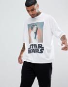 Asos Star Wars Princess Leia Oversized T-shirt - White
