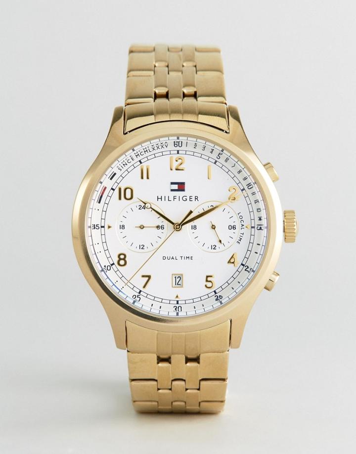 Tommy Hilfiger 1791390 Emerson Chronograph Bracelet Watch In Gold - Gold