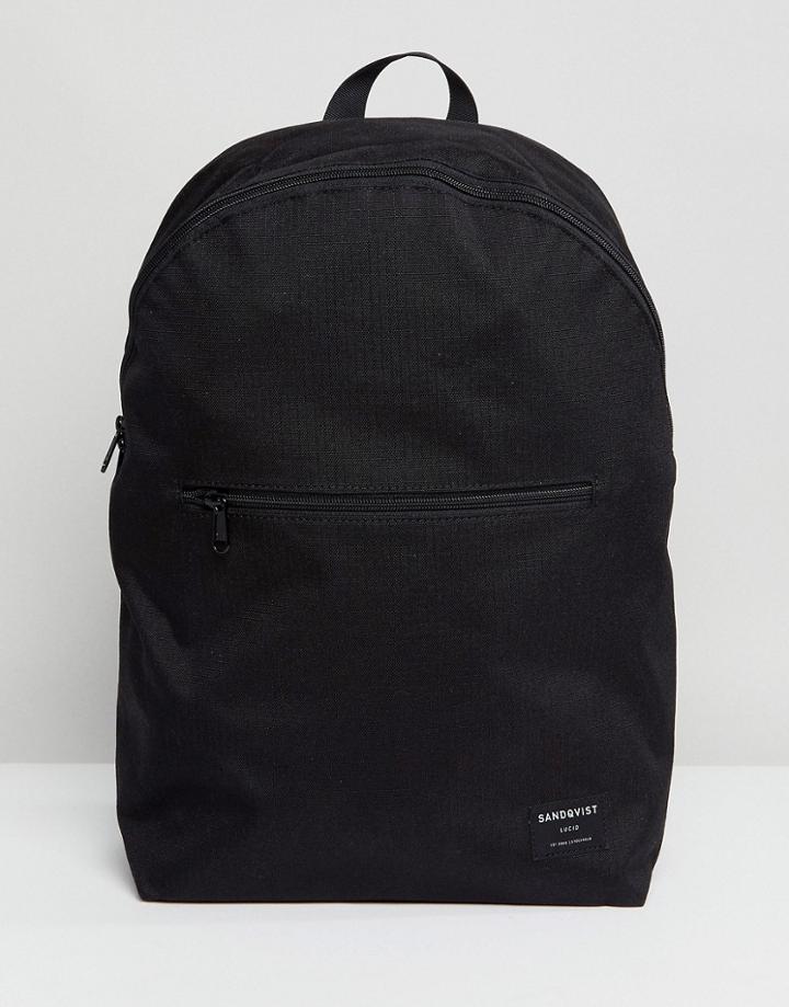 Sandqvist Oliver Backpack In Cordura - Black