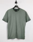 Only & Sons Washed T-shirt In Gray-grey