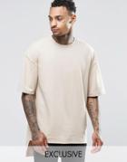 Underated T-shirt In Heavy Weight - Stone
