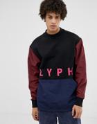 Lyph Oversized Sweatshirt With Logo-black