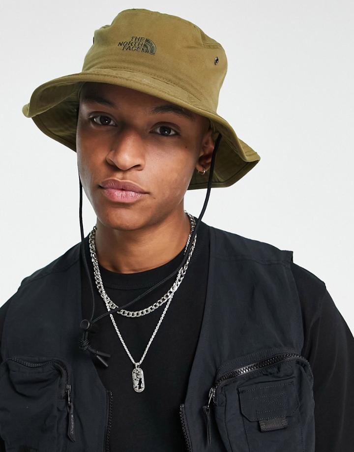 The North Face 66 Wide Bucket Hat In Green