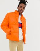 Cheap Monday Puffer Jacket Orange - Orange