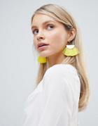 South Beach Yellow Tassel Earrings (+) - Yellow