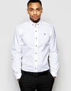 Vivienne Westwood Oxford Shirt In Slim Fit - White