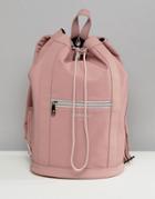 Fiorelli Sport Drawstring Duffle Backpack In Pink - Pink