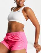 Nike Running Dri-fit Tempo Race Shorts In Pink