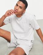 Adidas Originals X Pharrell Williams Premium T Shirt In Light Gray-grey