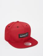 Mitchell & Ness Board Snapback Cap - Red