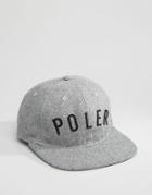 Poler Adjustable Cap In Wool - Gray