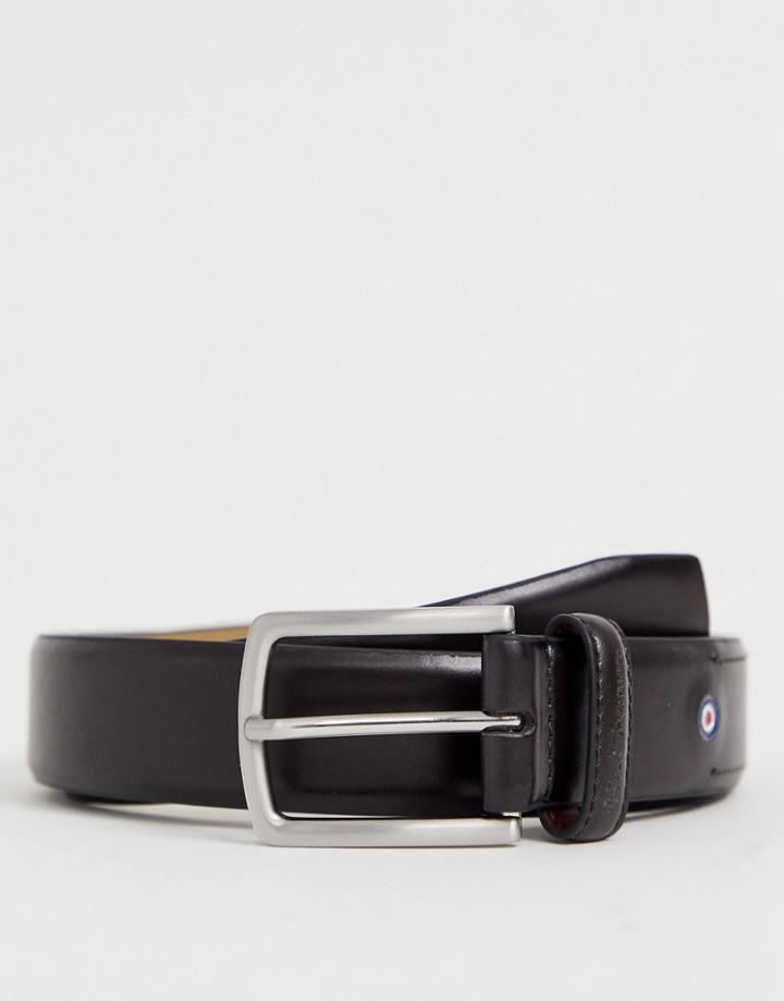 Ben Sherman Smart Suede Belt In Brown