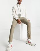 Asos Design Super Skinny Chinos In Mid Gray