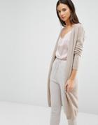 Les 100 Ciels Cashmere Maxi Cardi - Tan