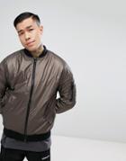 New Look Bomber With Ma1 Pocket In Bronze - Copper