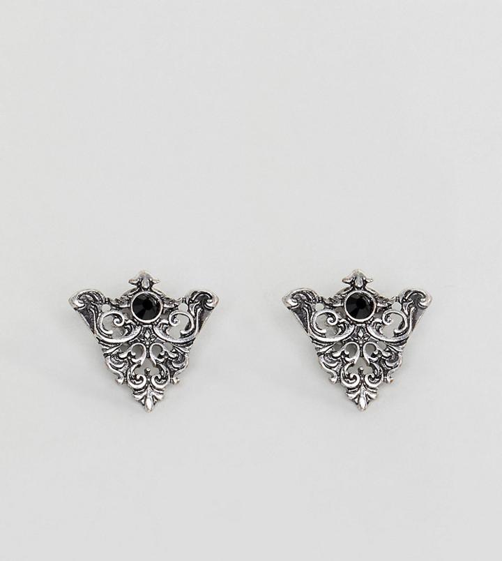 Reclaimed Vintage Inspired Detailed Collar Tips In Silver Exclusive To Asos - Silver