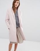 New Look Tailored Pea Coat - Pink