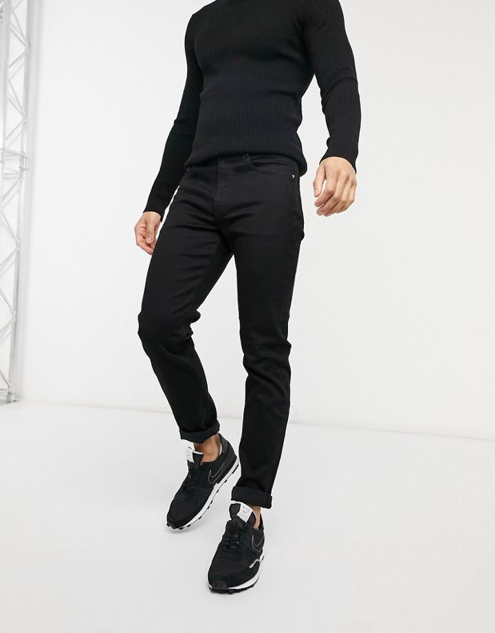 Calvin Klein Jeans Slim Fit Jeans In Black