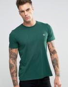 Fred Perry Crew Neck T-shirt In Green - Green